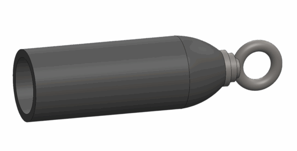 PE Towing Head 50mm for HDD drilling applications – durable and secure pipe pulling connector